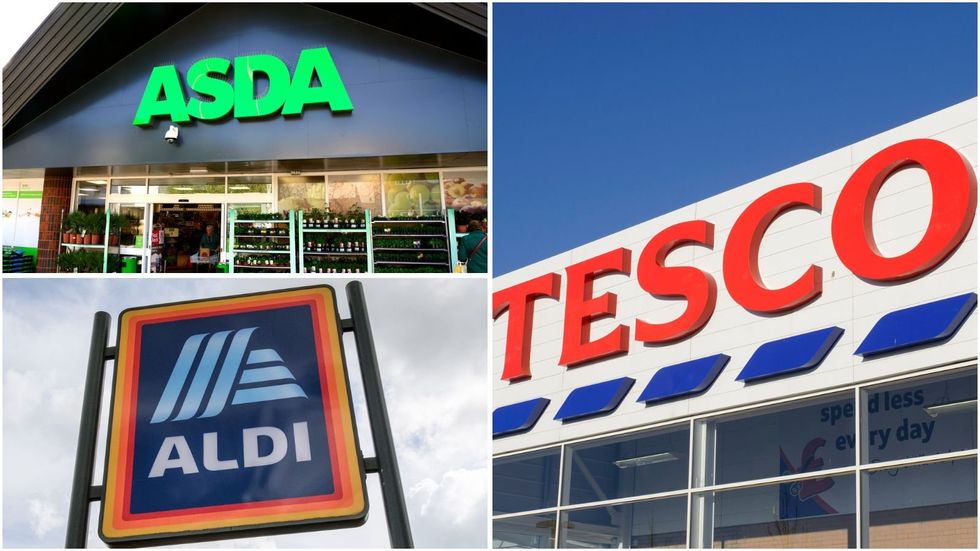 Asda, Aldi and Tesco