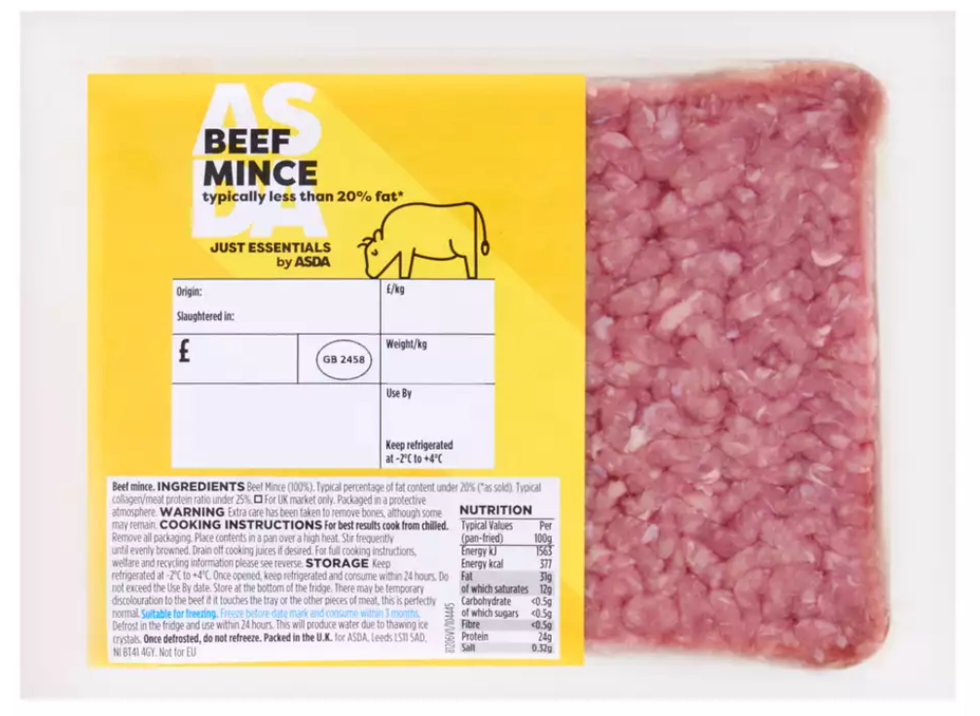 Asda Beef Mince