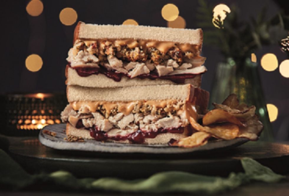 Asda Christmas sandwiches