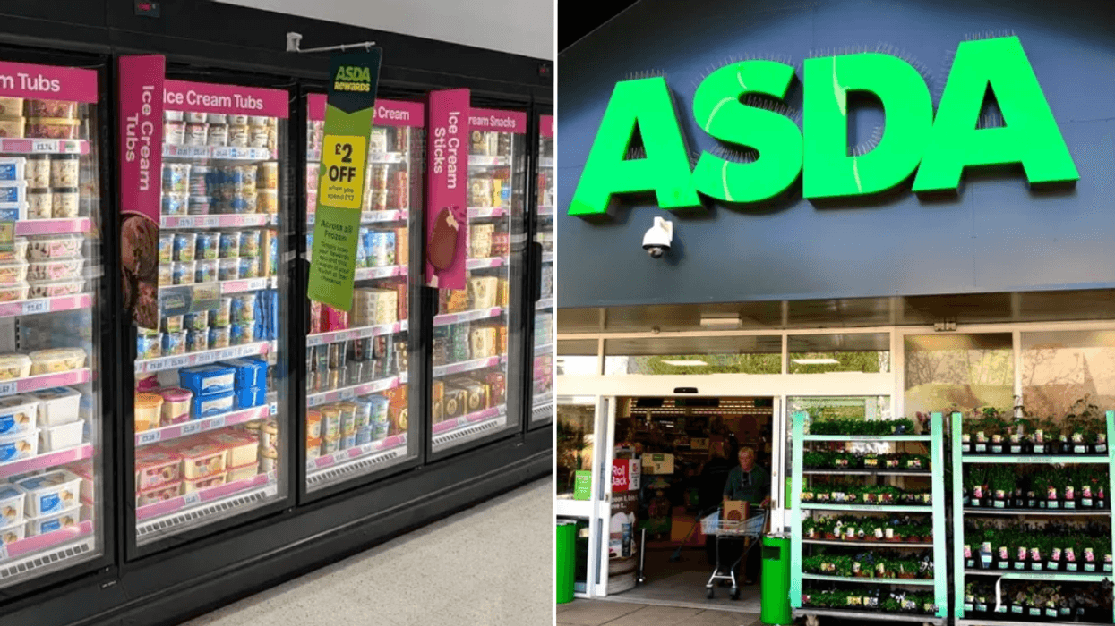 Asda frozen aisle / Asda store sign