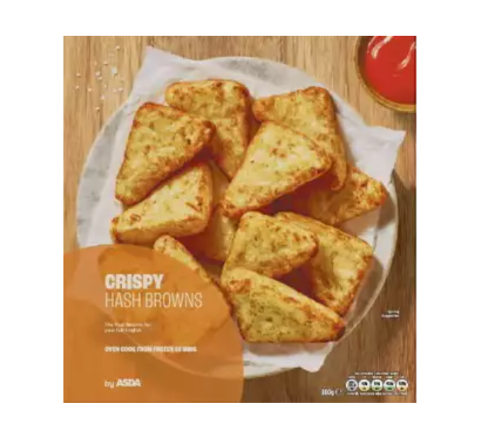 Asda Frozen Crispy Hash Browns 800g