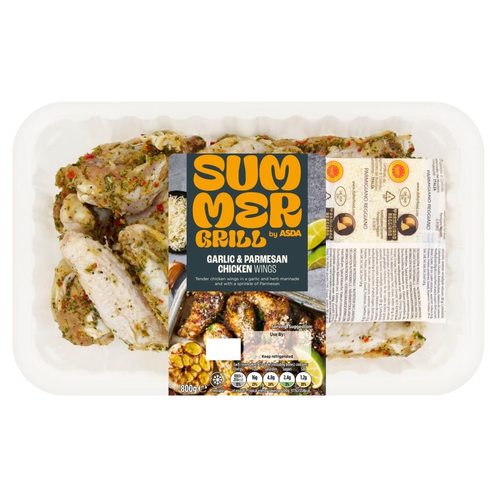Asda Garlic & Parmesan Chicken Wings