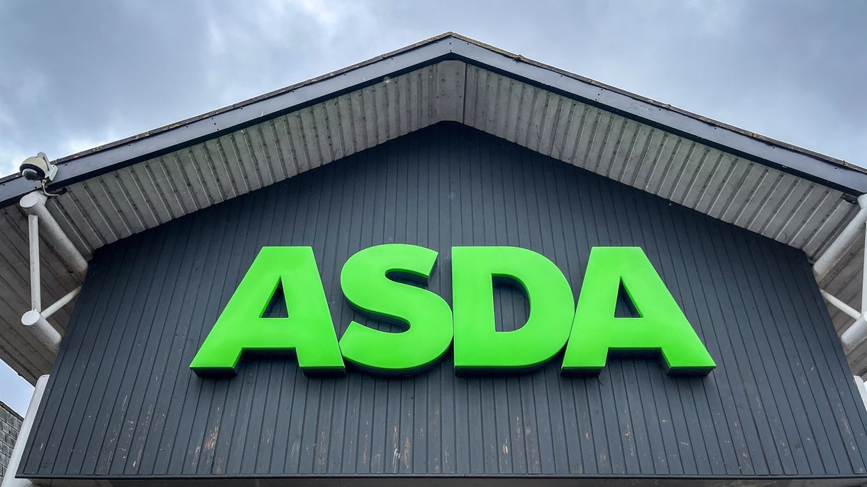 Asda logo outside supermarket