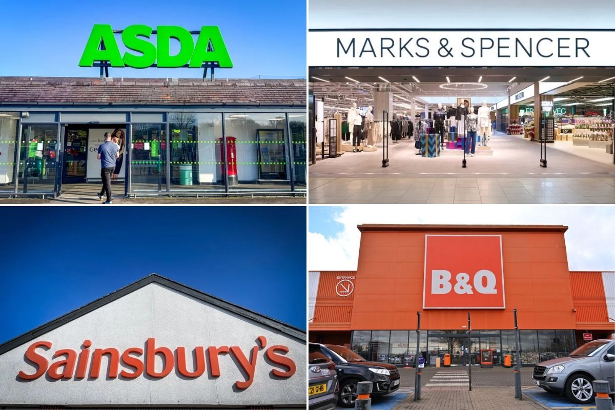 Asda / M&S / Sainsbury's / B&Q