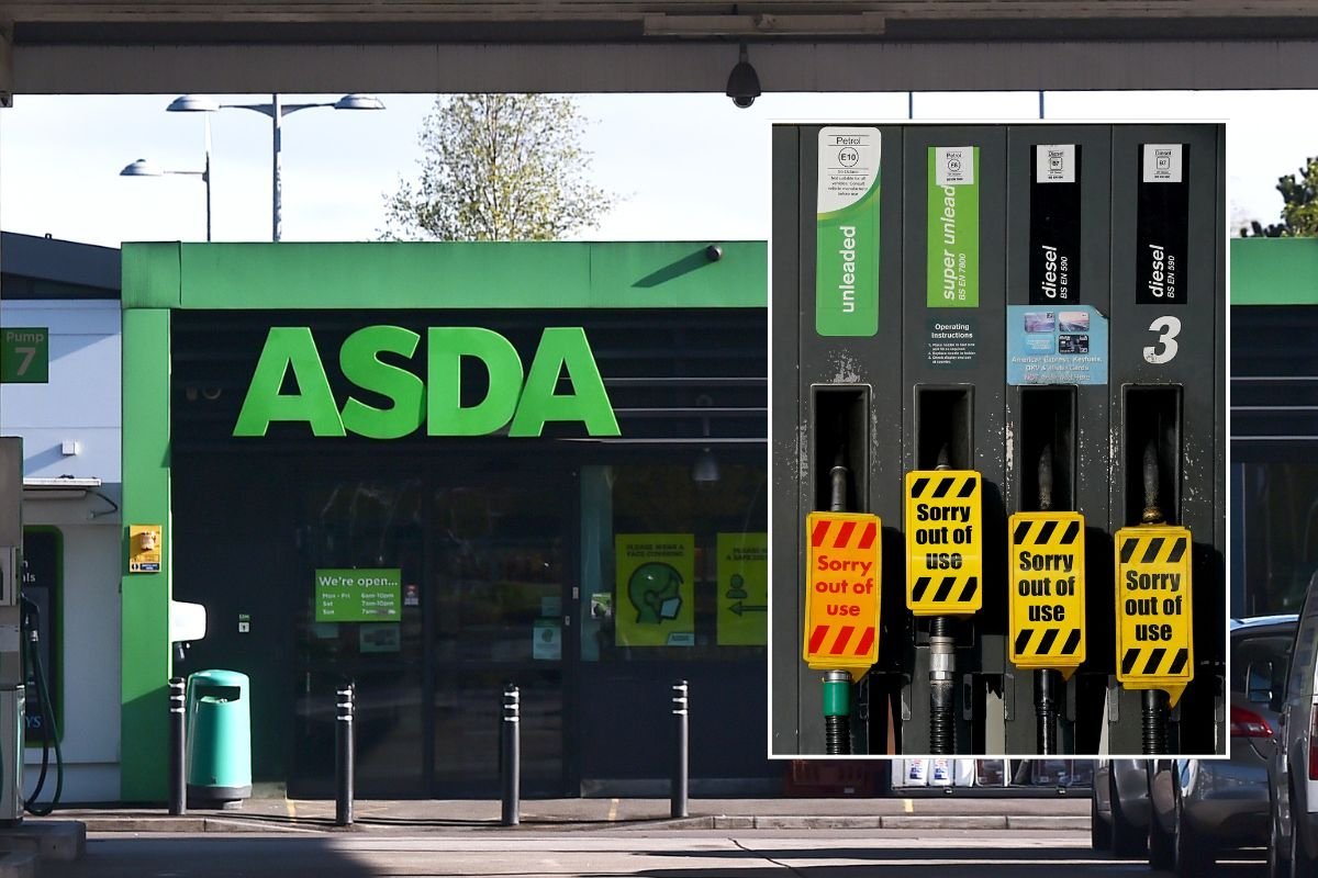 Asda petrol station and fuel pumps out of order