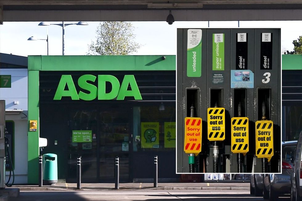 Asda petrol station and fuel pumps out of order