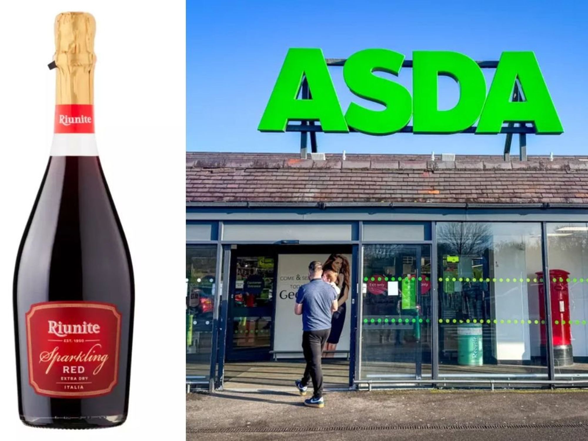 Asda Riunite Sparkling Red / Asda store
