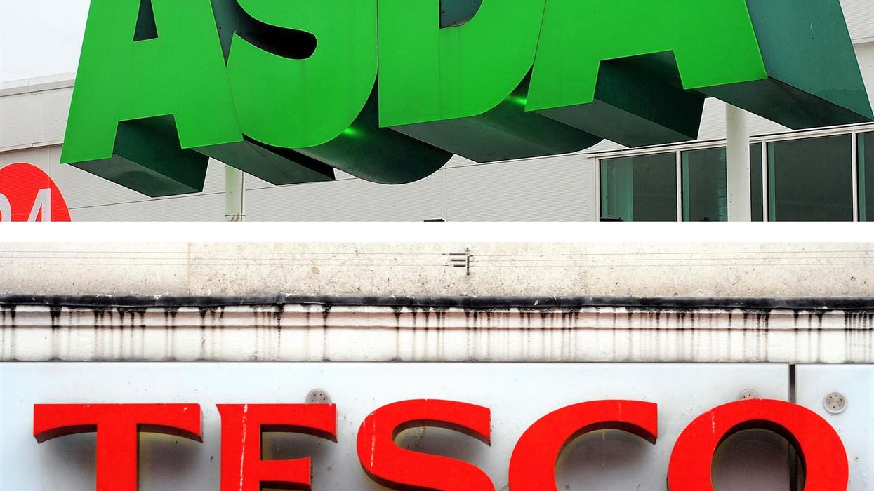 Asda Tesco supermarkets