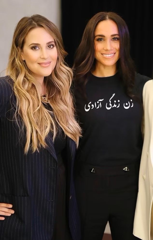 Ashley Hansen and Meghan Markle