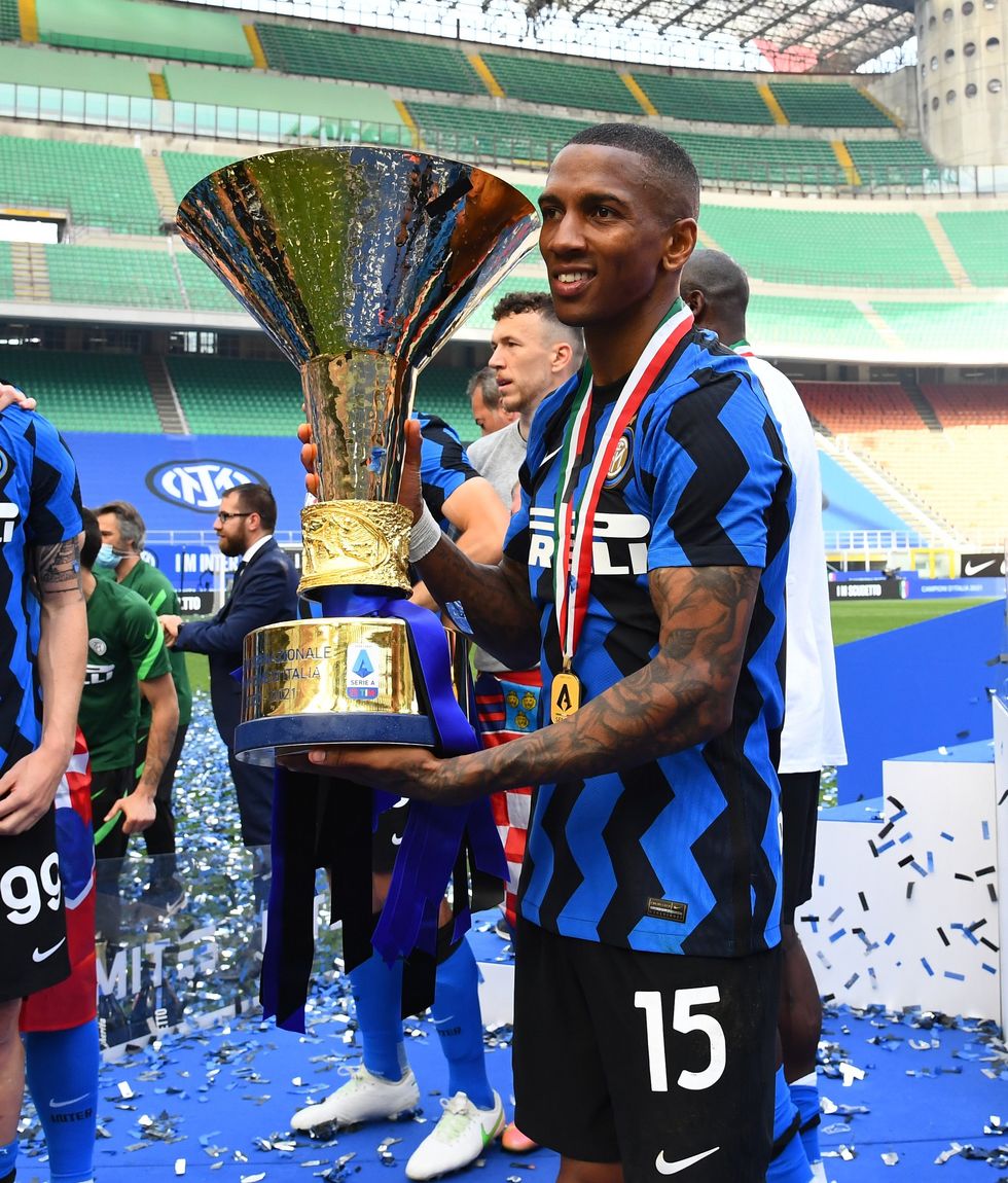 Ashley Young won the second league title of his career with Inter Milan in 2021