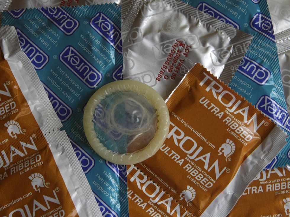 Assorted selection of condoms
