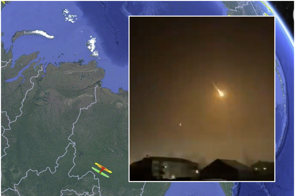 Asteroid fireball