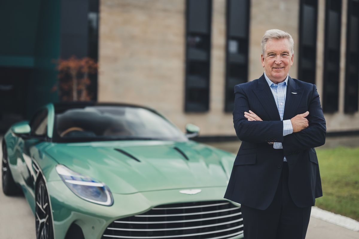 Aston Martin Lagonda CEO Adrian Hallmark