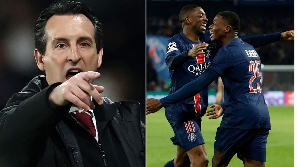 Aston Villa news Unai Emery PSG Champions League