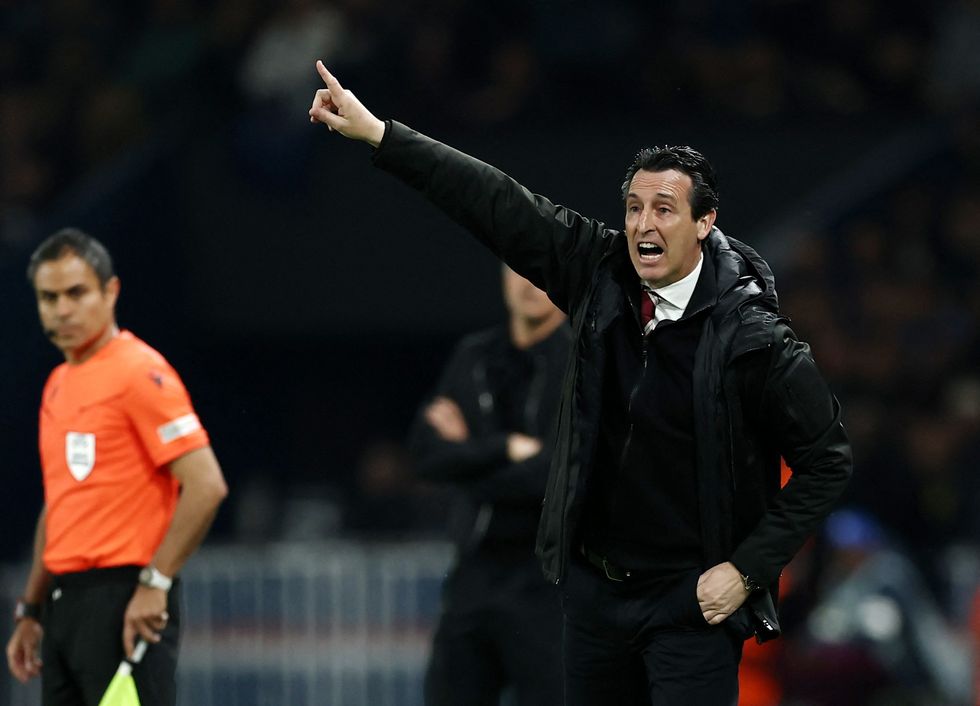 Aston Villa news Unai Emery PSG