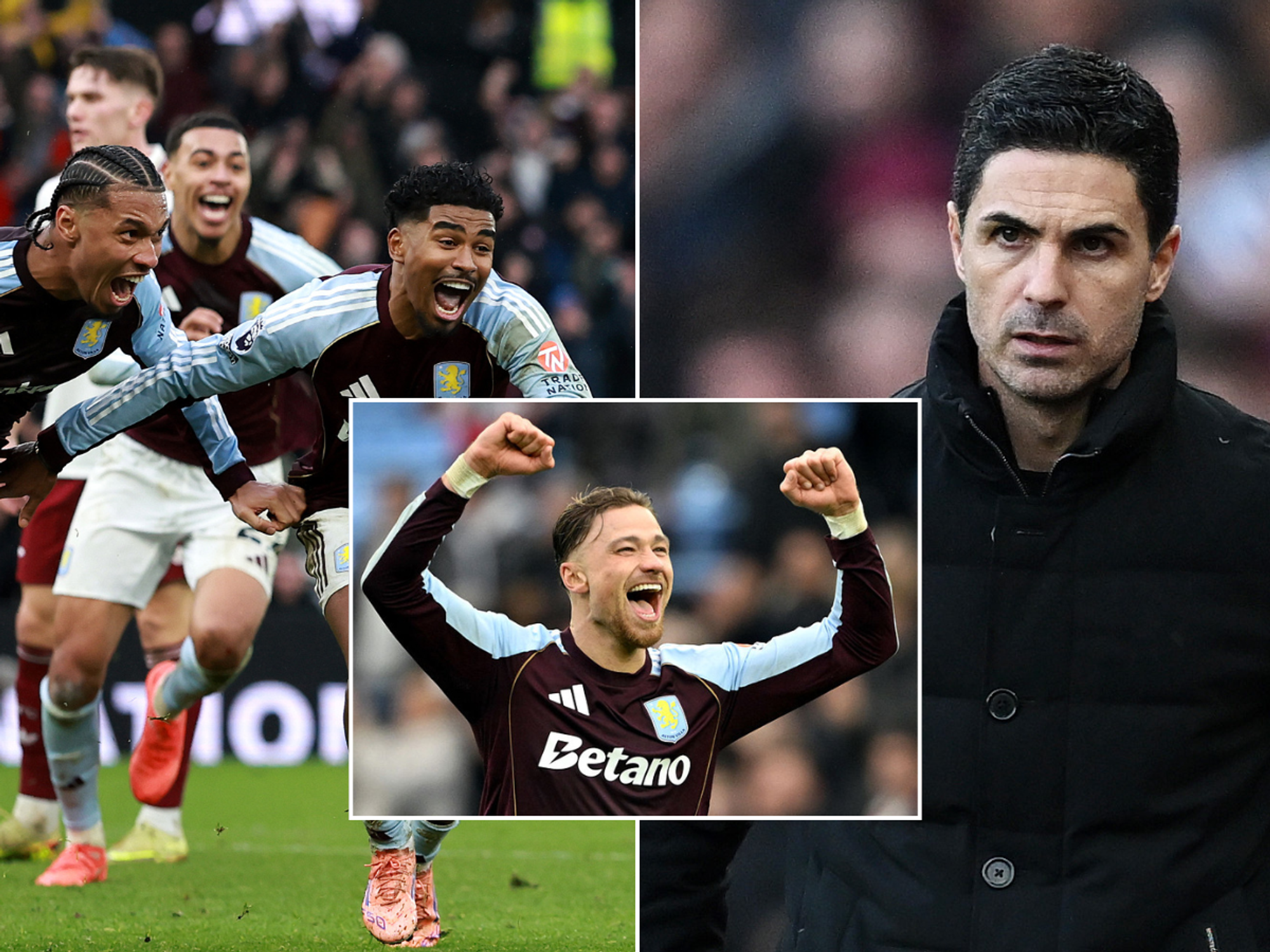 Aston Villa shocked Arsenal