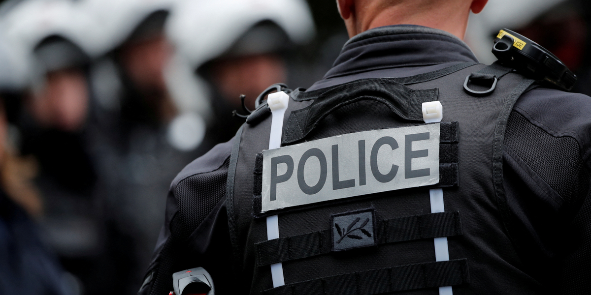 NextImg:French policeman 'punched in the face' and another left with 'broken finger' after assailant attempts to 'grab' officer's gun