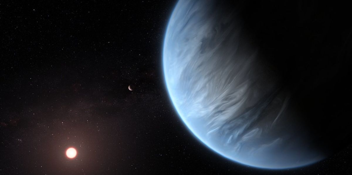 Alien life signature 'found' on mysterious ocean world 120-light-years from Earth