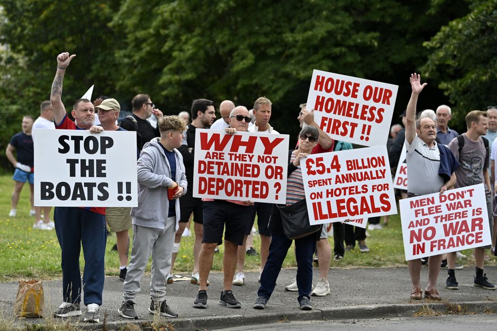 Asylum seeker accommodation protests