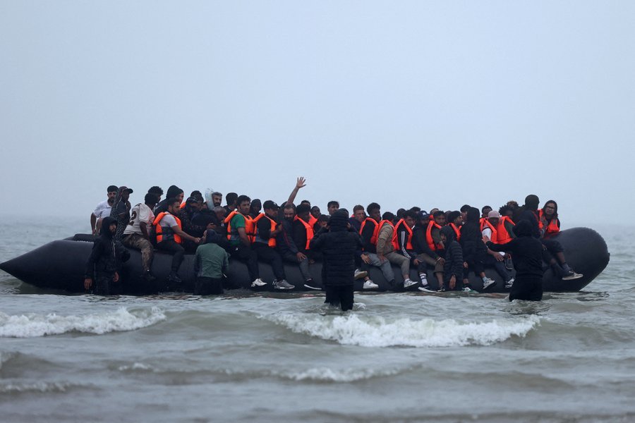 asylum seeker small boat