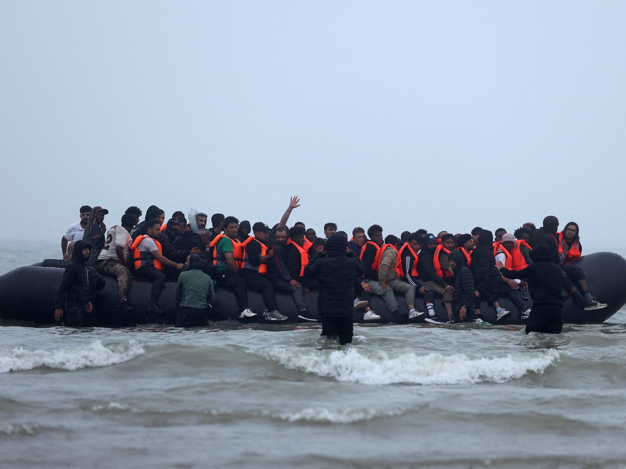 asylum seeker small boat