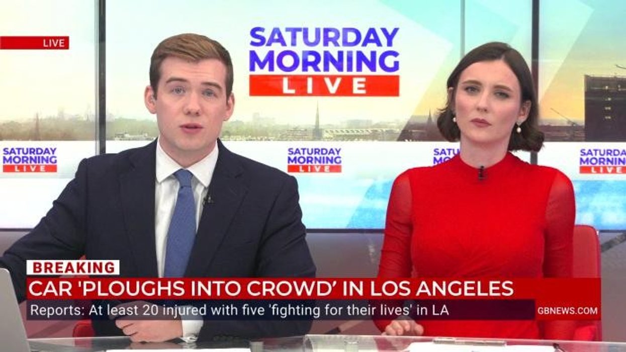 At least 31 people injured after 'vehicle ploughs into crowd' in Los Angeles