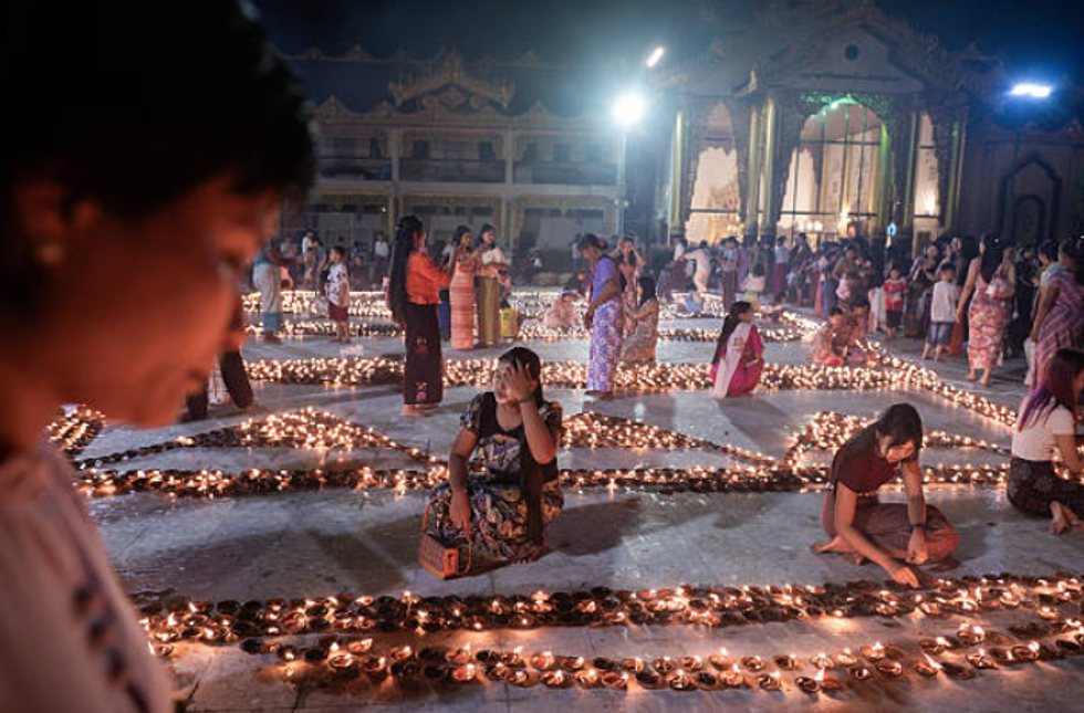 At least 40 dead after paraglider drops bombs on Buddhist festival in echo of Oct 7 attack
