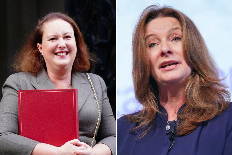 Attorney General Victoria Prentis (left) and Education Secretary Gillian Keegan (right)