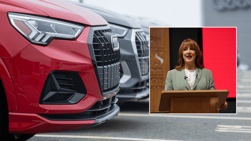 Audi cars and Rachel Reeves
