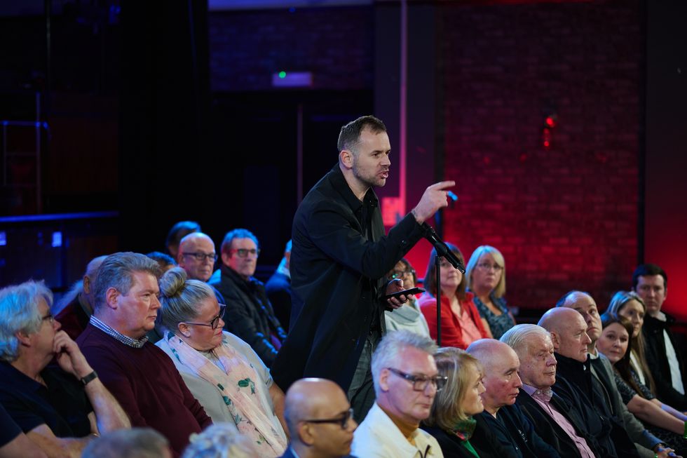 Audience member criticises Rishi Sunak during GB News' People's Forum:The Prime Minister in February