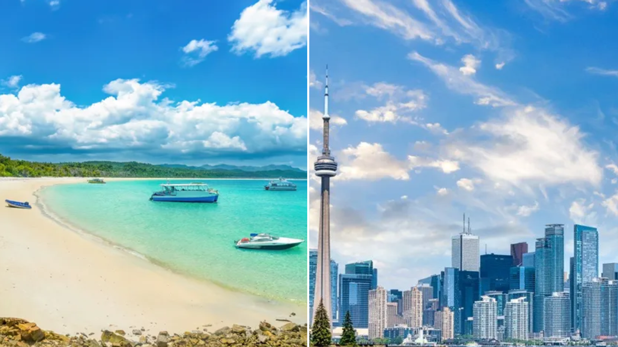 Australia beach / Toronto city