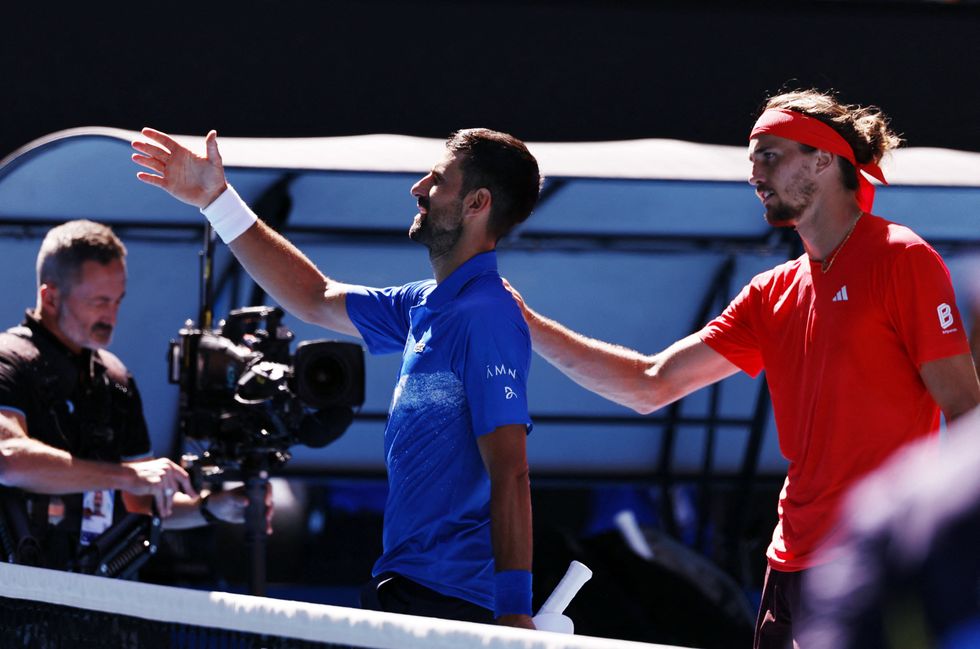Australian Open Novak Djokovic Alexander Zverev