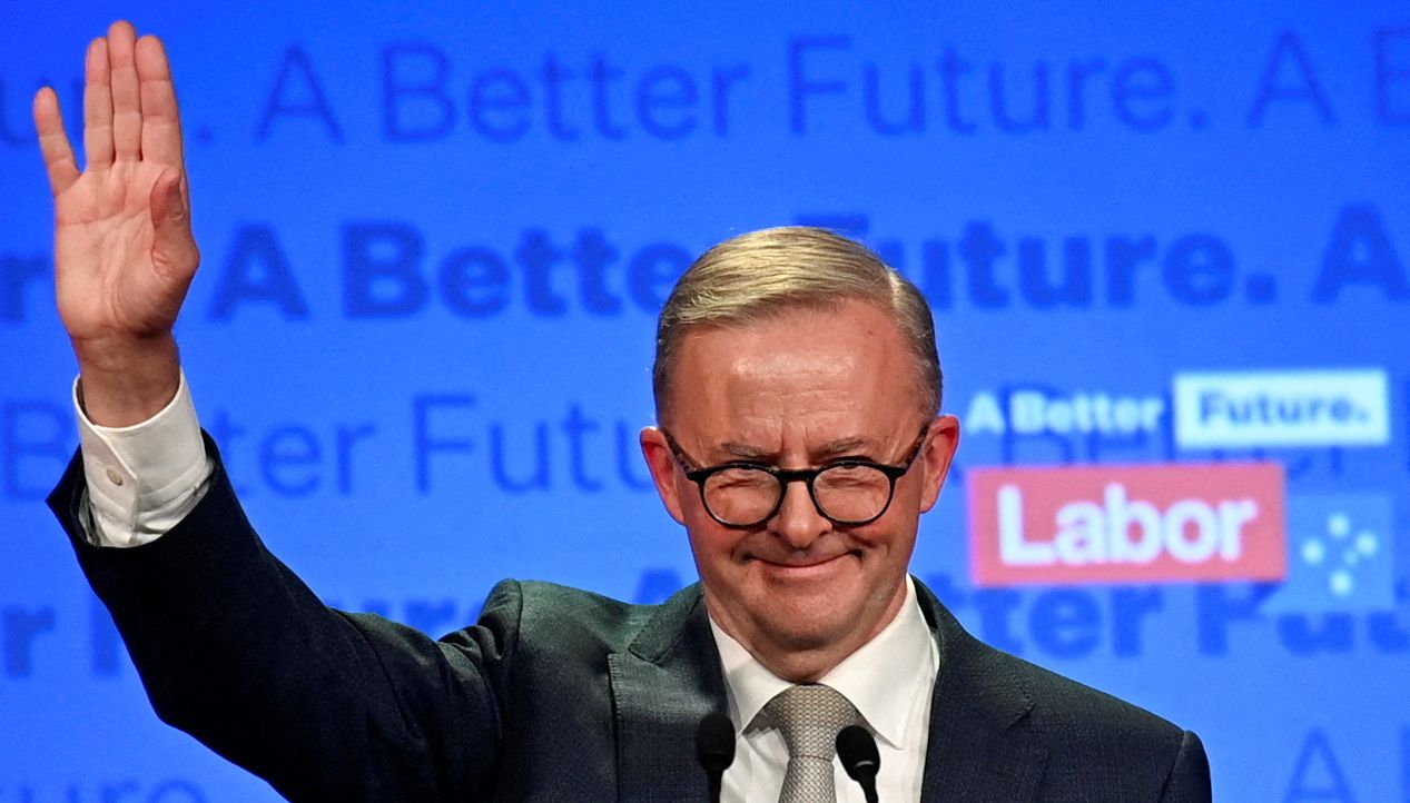 Australian Prime Minister Anthony Albanese welcomed Jacinda Ardern earlier today