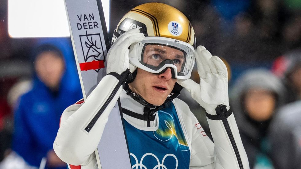 Austrian ski jumper Daniel Tschofenig has expressed deep regret after being thrown out of the Winter Olympics men's large hill individual event final due to oversized footwear