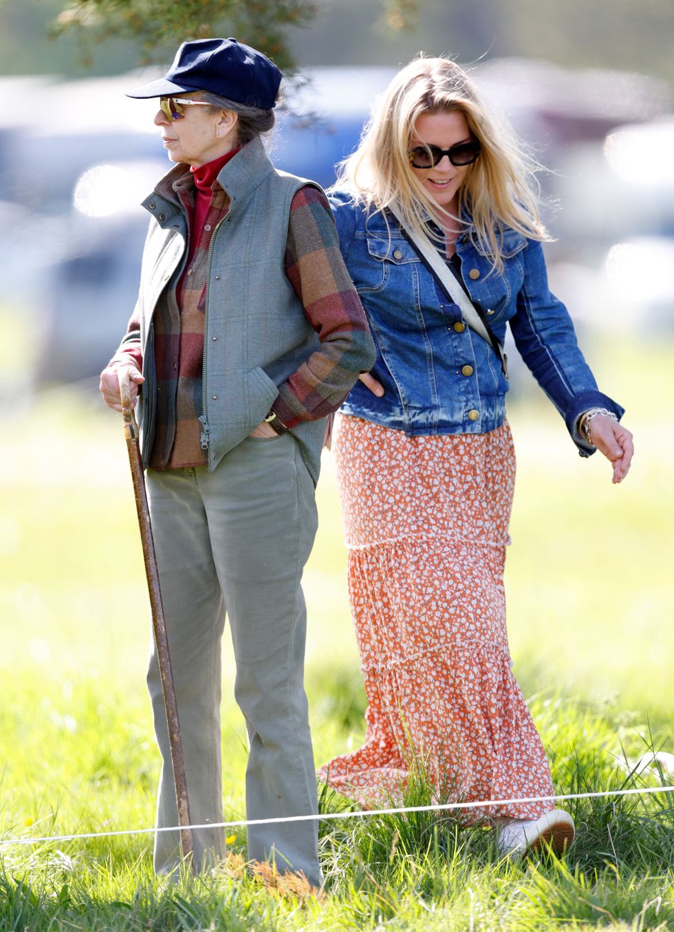 Autumn Phillips and Princess Anne