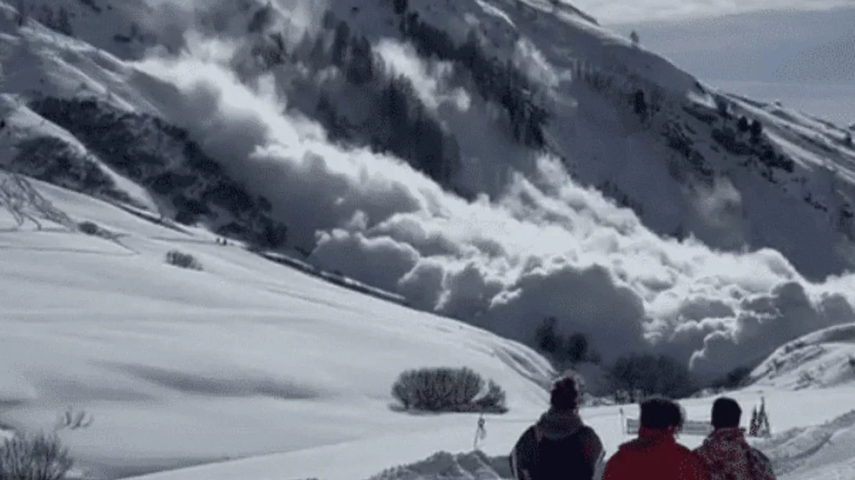 Avalanche in Val d’Isère