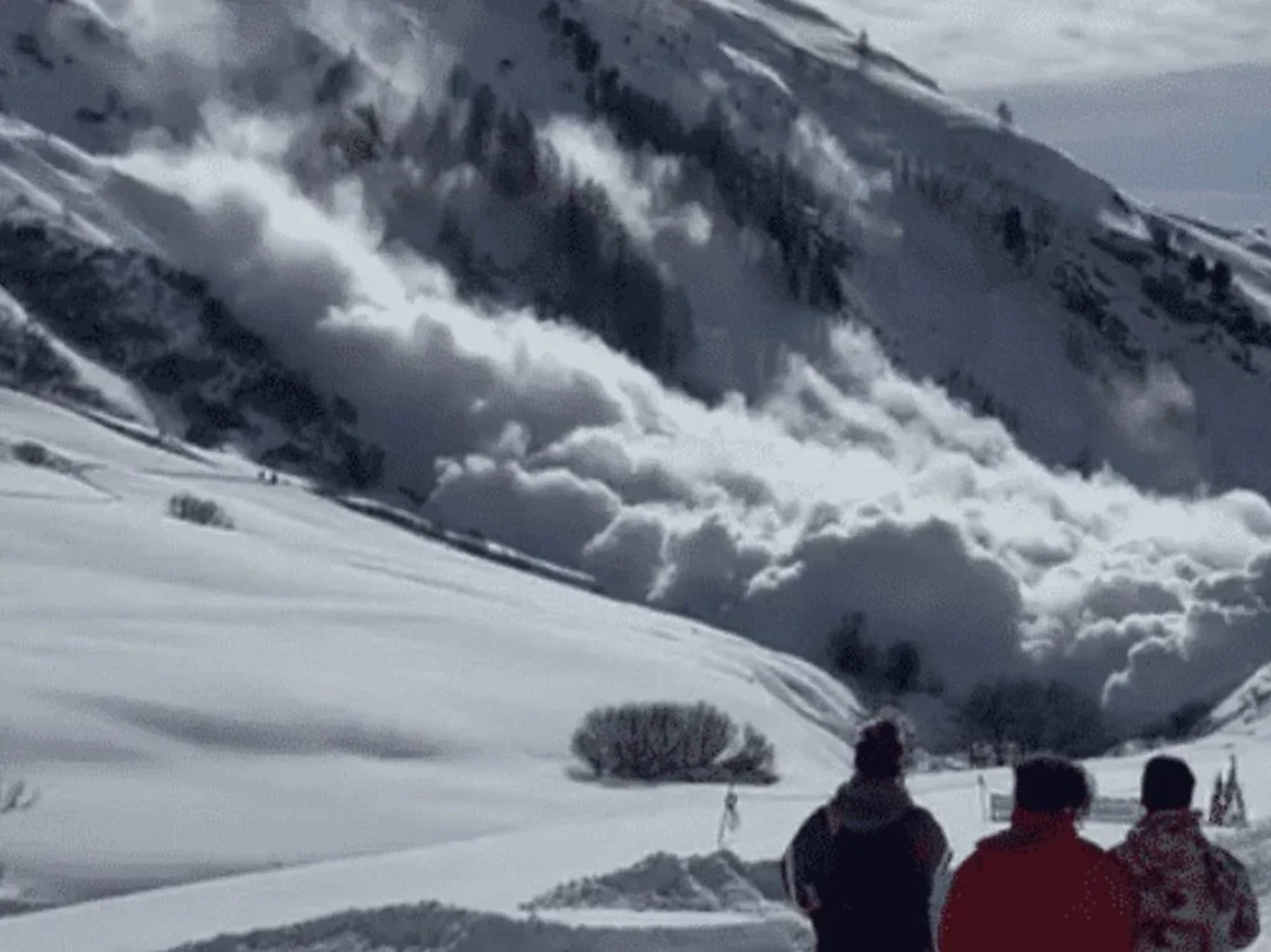 Avalanche in Val d’Isère