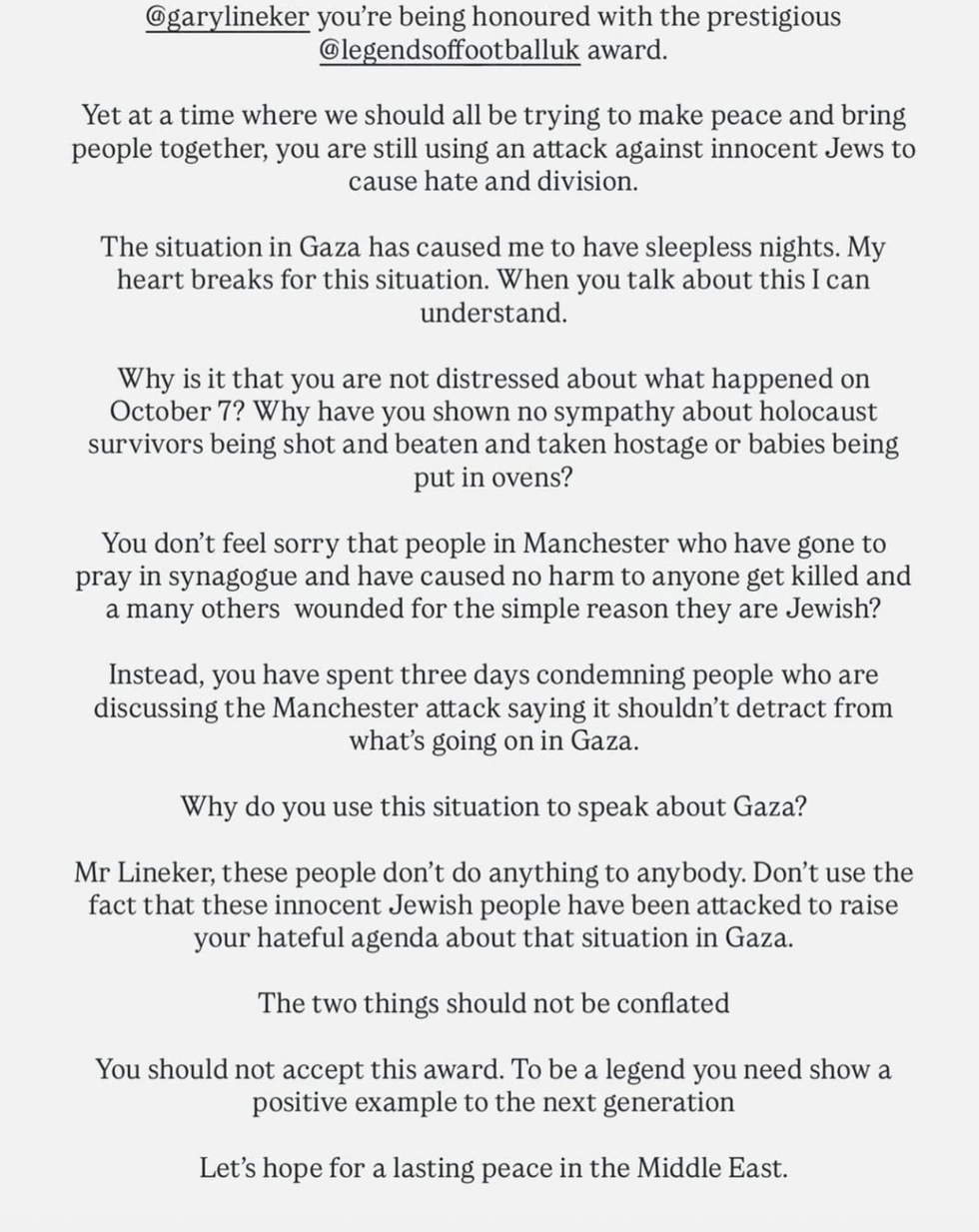 Avram Grant Instagram post