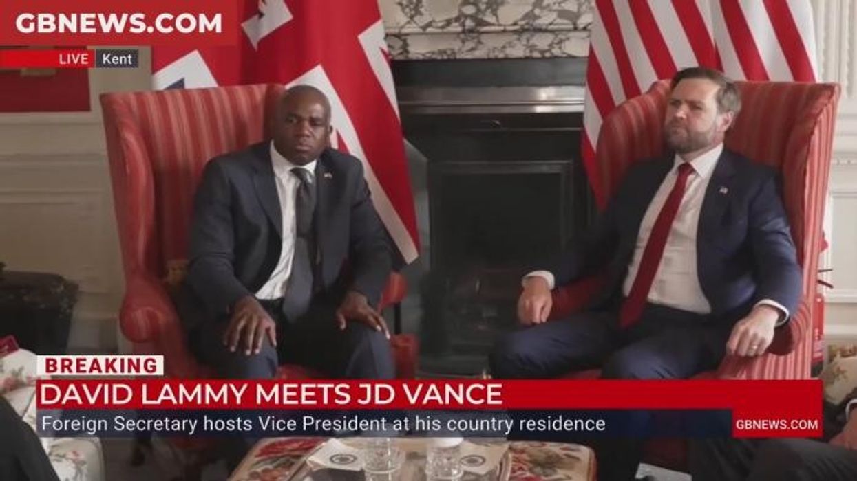 Awkward moment JD Vance issues direct free speech warning to David Lammy as Britain faces ‘dark path’