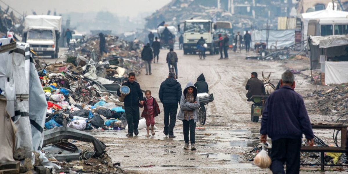 NextImg:Palestinian migrants granted right to live in Britain after applying through scheme meant for UKRAINIAN refugees