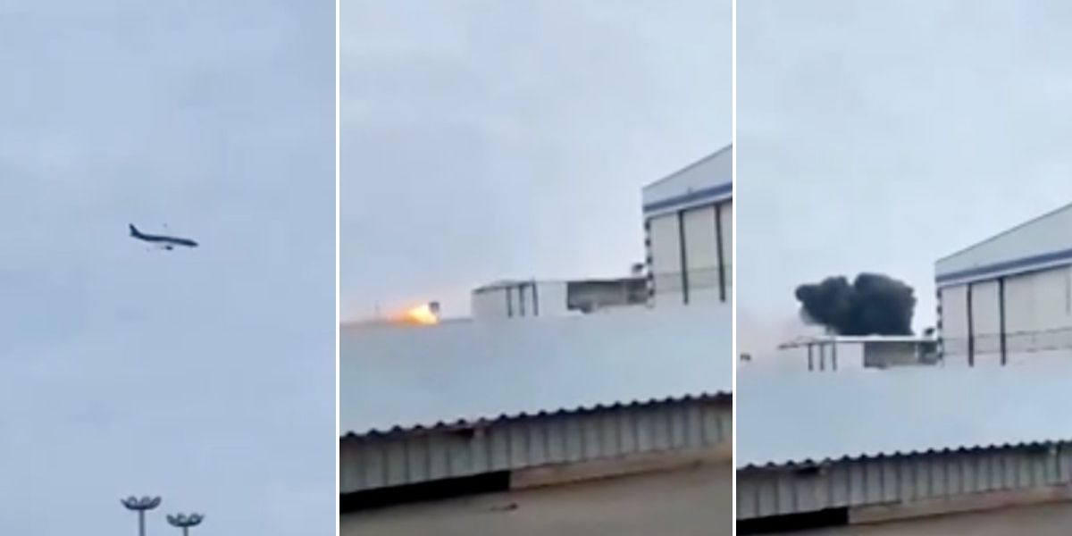 NextImg:Azerbaijan Airlines plane carrying 67 passengers crashes and erupts into fireball - Dozens feared dead