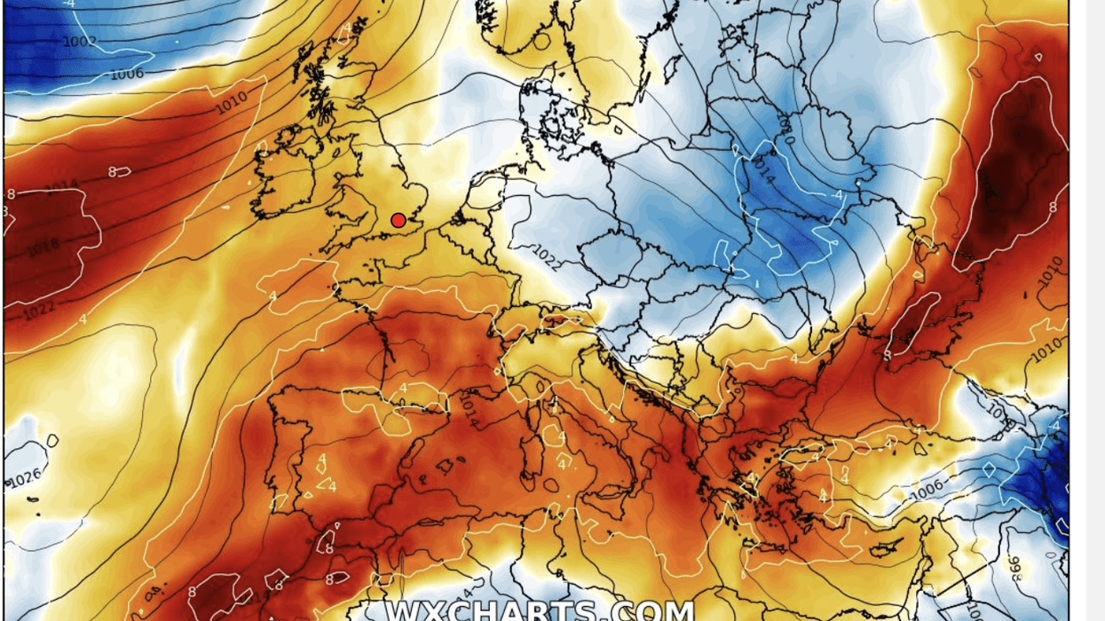 Azores high brings the warmth