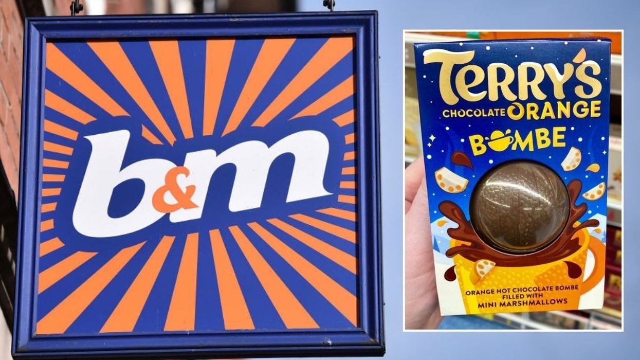 B&M / New Terrys Chocolate Orange Hot Choc Bombe filled with marshmallows