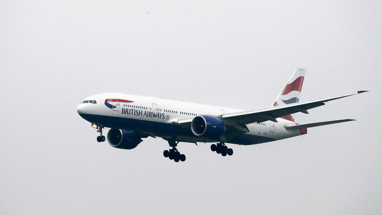 BA plane