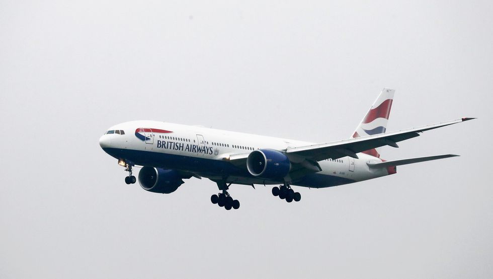 BA plane