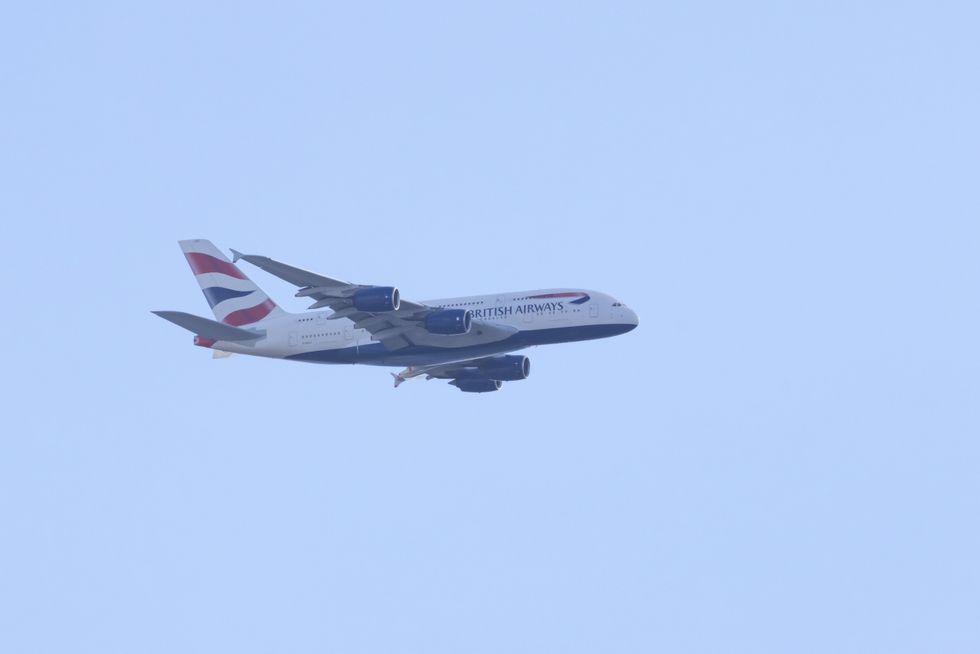 BA plane