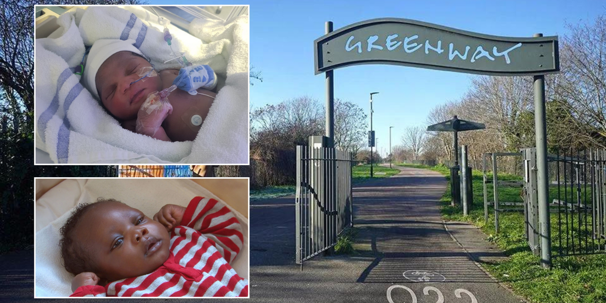 NextImg:Baby girl found in shopping bag in East London is one of THREE siblings abandoned by same parents