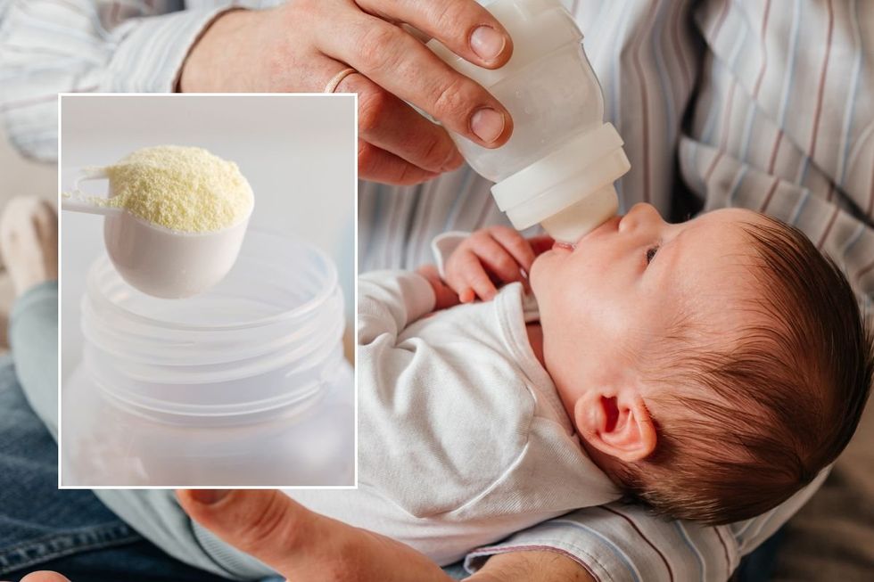 BABY CONSUMING FORMULA