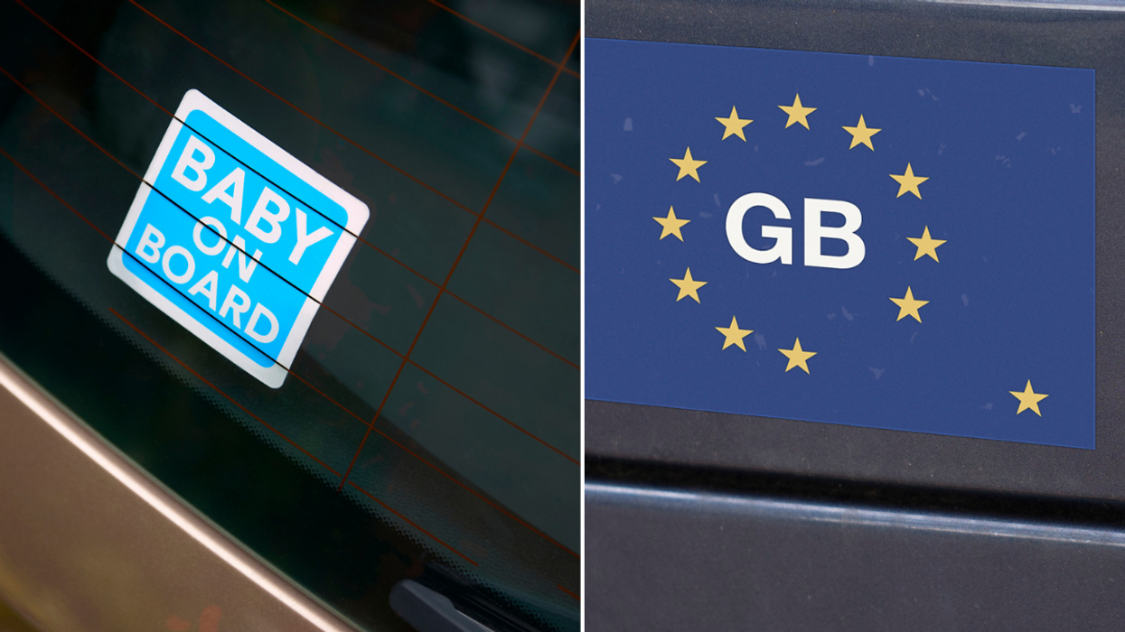 baby on board/ UK sticker