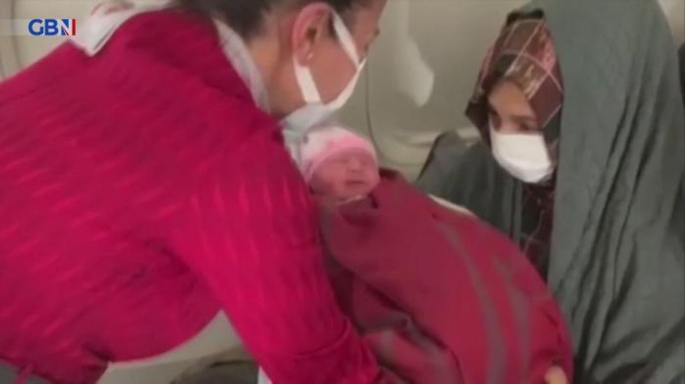Baby born on Afghan evacuation flight destined for Birmingham